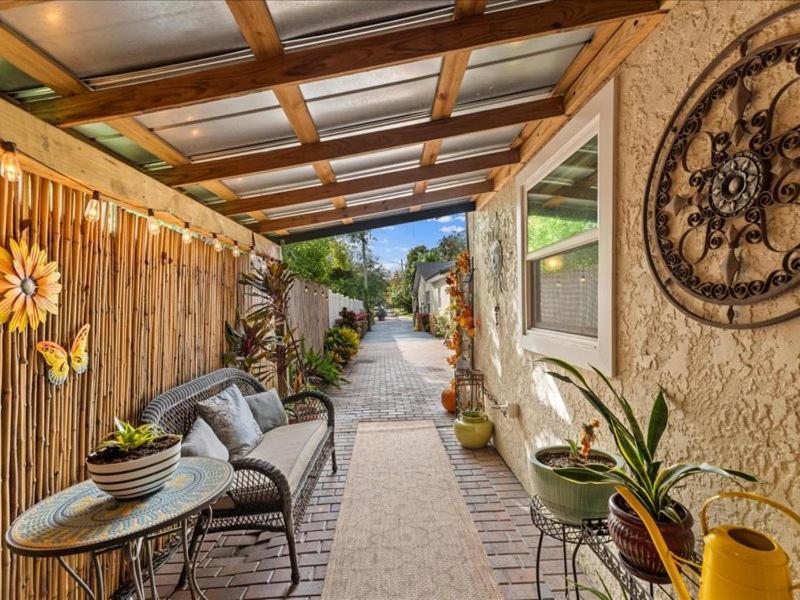 College Park-Orlando 5Star Villa Oasis - Home Away From Home - Quiet Neighborhood-Private Botanical Courtyard - Mins From Eola,Dt, Winter Park - Free Parking & Ev Plug In Dış mekan fotoğraf