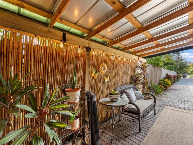 College Park-Orlando 5Star Villa Oasis - Home Away From Home - Quiet Neighborhood-Private Botanical Courtyard - Mins From Eola,Dt, Winter Park - Free Parking & Ev Plug In Dış mekan fotoğraf